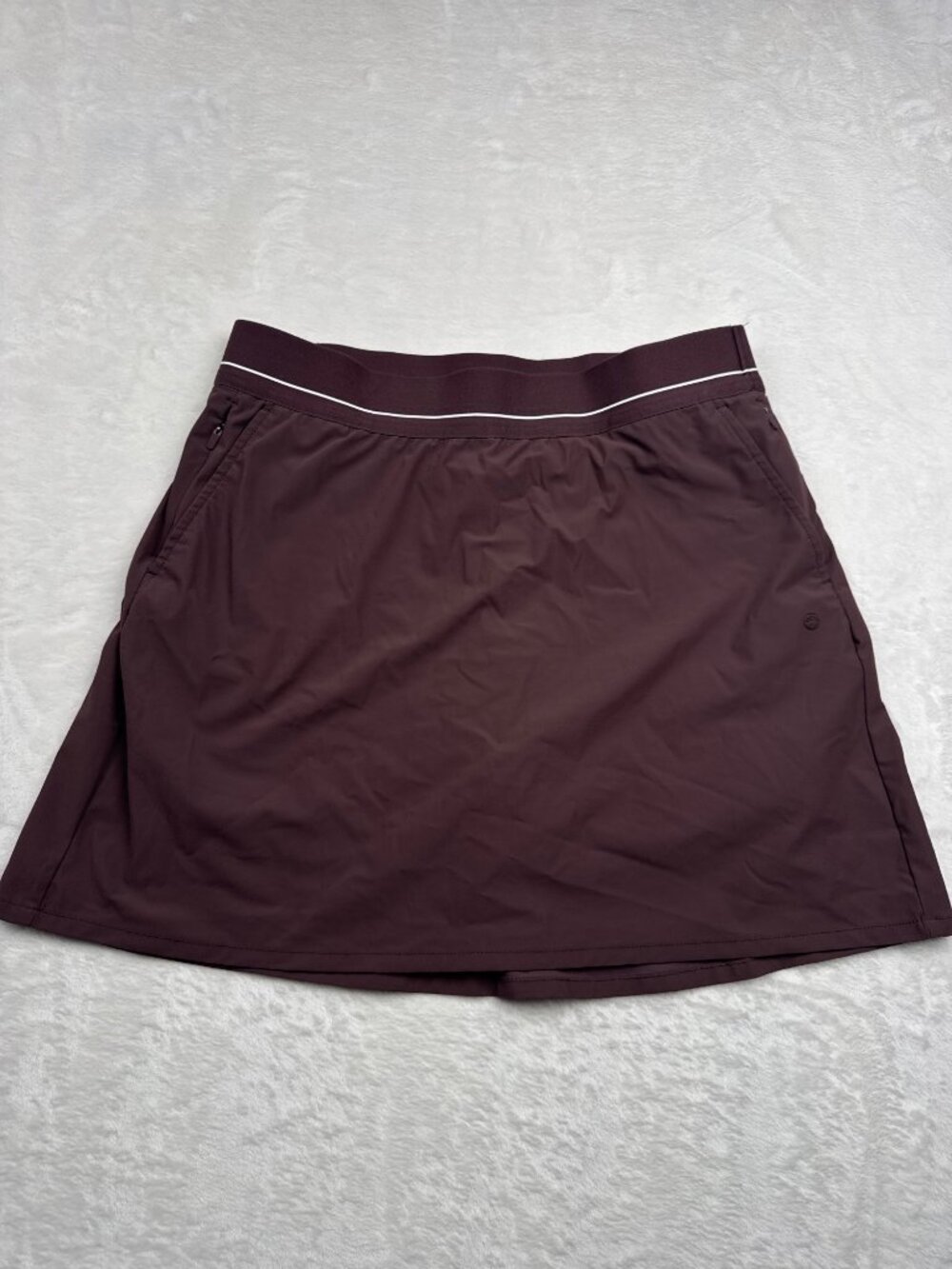 Soybu Womens Burgundy Skort With Inner Shorts Lightweight Size M